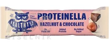 HealthyCo PROTEINELLA Čokoláda/lieskový orech tyčinka 1x35 g