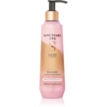 Sanctuary Spa Lily & Rose hydratačné telové mlieko pre suchú pokožku 250 ml