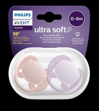 PHILIPS AVENT Cumlík Ultrasoft Premium neutral 0-6m dievča 2 ks