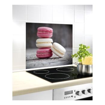 Sklenený kryt na stenu pri sporáku Wenko Macarons, 60 × 50 cm