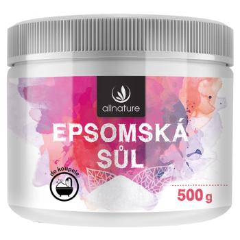 Allnature Epsomská soľ soľ do kúpeľa 500 g