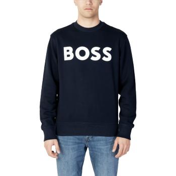 BOSS  JERSEY WE BASIC CREW 50487133  Mikiny Modrá