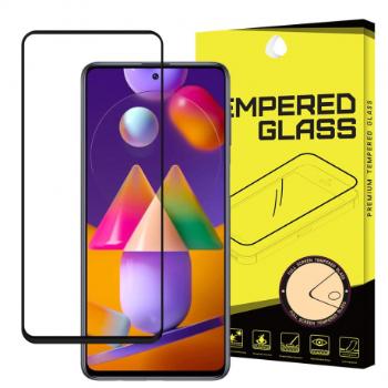 MG Full Glue Super Tough ochranné sklo na Samsung Galaxy A71 / M51, čierne