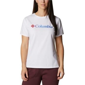 Columbia  Tričká s krátkym rukávom Sun Trek W Graphic Tee  Biela