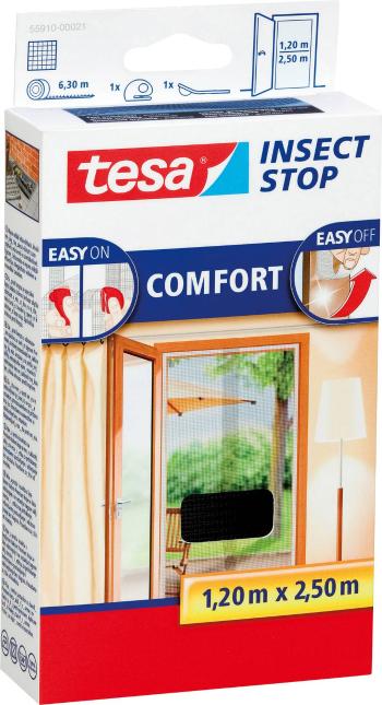 tesa Insect Stop Comfort 55910-21 sieťka proti hmyzu  (d x š) 2500 mm x 1200 mm antracitová 1 ks