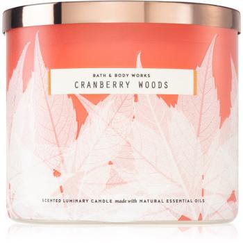 Bath & Body Works Cranberry Woods vonná sviečka 411 g