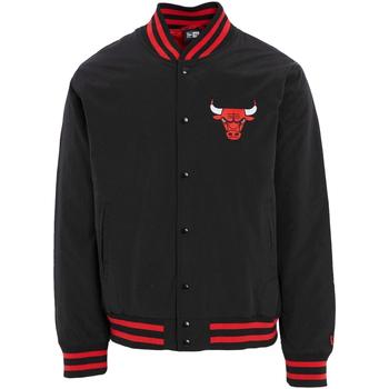 New-Era  Parky Team Logo Bomber Chicago Bulls Jacket  Čierna
