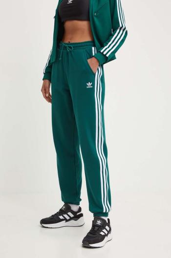 Bavlnené tepláky adidas Originals Jogger Pants zelená farba, s nášivkou, IR8090