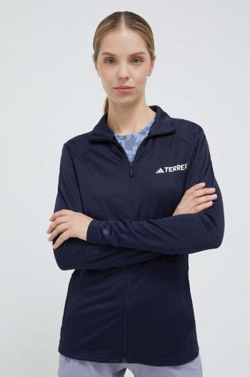 Športová mikina adidas TERREX Multi tmavomodrá farba, jednofarebná