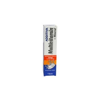 Additiva Multivitamin + Mineral Orange šumivé tablety 20 tbl