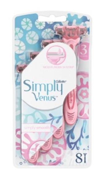 GILLETTE VENUS Simply Venus3 jednorazove holitko 8 ks