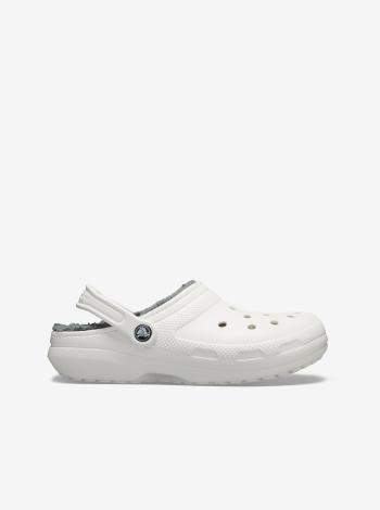 Biele unisex šľapky Crocs