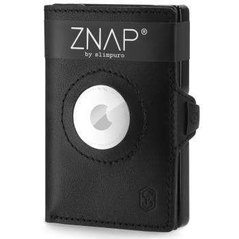 Slimpuro ZNAP Airtag Wallet, 12 kariet, priehradka na mince, 8 x 1,8 x 6 cm (Š x V x H), ochrana RFID