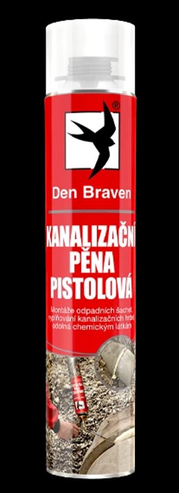 DEN BRAVEN - Kanalizačná pena zelená 750 ml