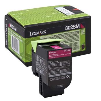 Lexmark 80C2SM0 purpurový (magenta) originálny toner