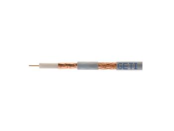 Koaxiálny kábel Geti 121CU PVC (100m cievka)