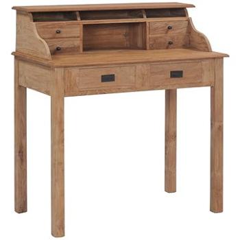 Písací stôl 90 x 50 x 100 cm masívne teakové drevo