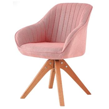 Sconto Jedálenská stolička CHIP I ružová/buk
