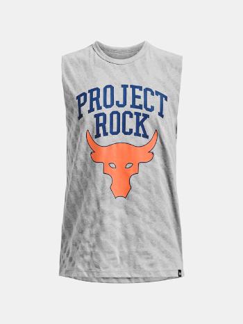 Under Armour Project Rock Show Your Bull SL Tielko detské Šedá