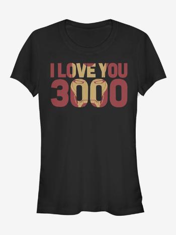 ZOOT.Fan Marvel Iron Man I Love You 3000 Tričko Čierna