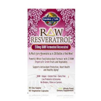 RAW Resveratrol 60 kps.