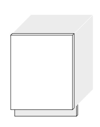 ArtExt Dvierka na umývačku riadu Napoli ZM/60 FARBA SOKLU: BIELA, POVRCHOVÁ ÚPRAVA DVIEROK: MAT