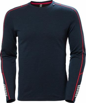 Helly Hansen Pánske termoprádlo Lifa Merino Lightweight Crew 2-in-1 Base Layer Navy S