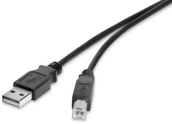 Renkforce #####USB-Kabel USB 2.0 #####USB-A Stecker, #####USB-B Stecker 50.00 cm čierna pozlátené kontakty