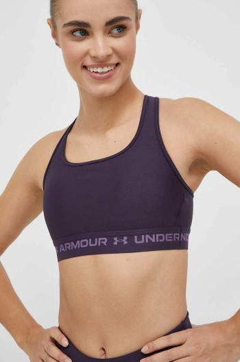 Športová podprsenka Under Armour Crossback tmavomodrá farba