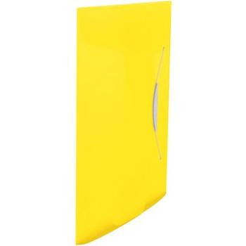 ESSELTE VIVIDA A4 s gumičkou, transparentná žltá (624045)