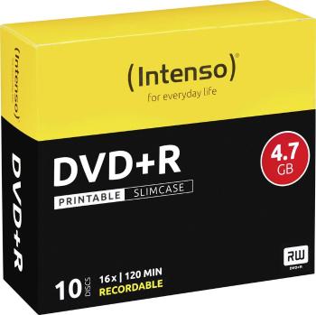 Intenso 4811652 DVD+R 4.7 GB 10 ks SlimCase možnosť potlače