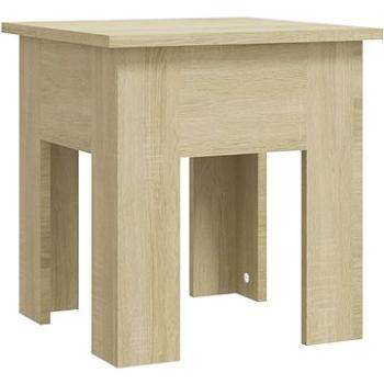 SHUMEE Konferenčný stolík dub sonoma 40 × 40 × 42 cm drevotrieska, 810247