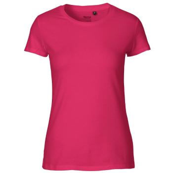 Neutral Dámske tričko Fit z organickej Fairtrade bavlny - Ružová | XL