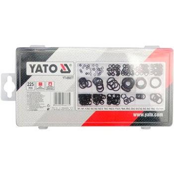 YATO O krúžok gumové tesniace súprava 225 ks, 3x1 - 22x2mm (YT-06877)