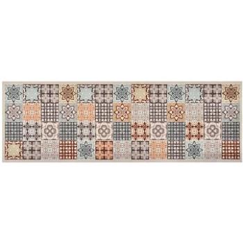 Kuchynský koberec prateľný farebná mozaika 60 × 180 cm (315983)