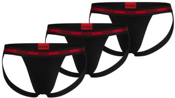 Hugo Boss 3 PACK - pánske slipy HUGO JOCK STRAP 50496724-002 XL