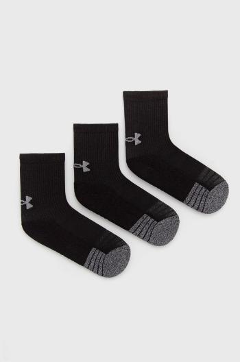 Detské ponožky Under Armour čierna farba