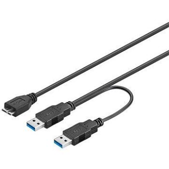 PremiumCord USB 3.0 rozdvojený napájací 0.2m (ku3y01)
