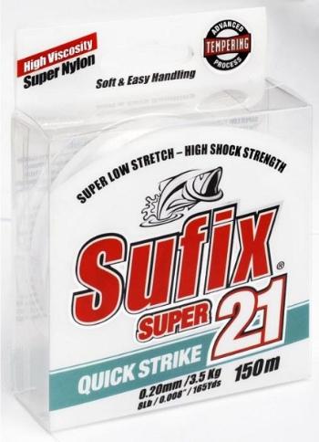 Sufix vlasec super 21 číry - priemer 0,20 mm / nosnosť 3,5 kg / návin 150 m