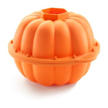 Oranžová silikónová forma na pečenie Lékué Pumpkin