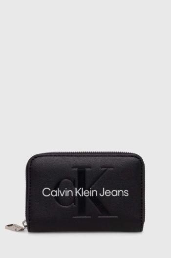 Peňaženka Calvin Klein Jeans dámska,čierna farba,K60K607229