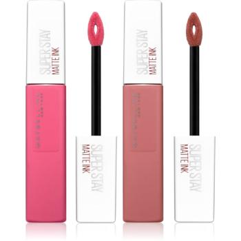 Maybelline Make-Up Set sada rúžov(s matným efektom)