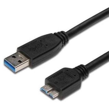 PremiumCord USB 3.0 prepojovací 5 m A-microB čierny (ku3ma5bk)