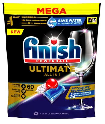 FINISH Quantum Ultimate Kapsuly do umývačky riadu 60 ks