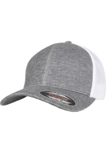 Urban Classics Retro Trucker Melange Cap grey/white mesh - S/M