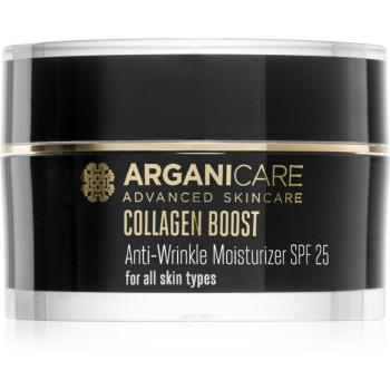 Arganicare Collagen Boost Anti-Wrinkle Moisturizer hydratačný protivráskový krém SPF 25 50 ml