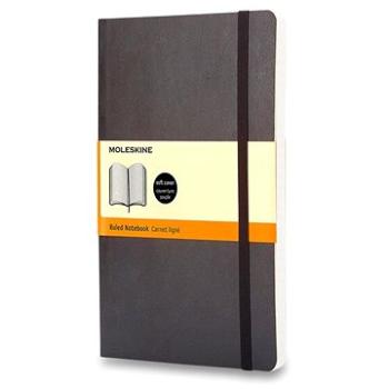 Moleskine S, mäkké dosky, linkovaný, čierny (QP611)