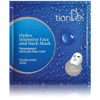 TianDe Inteznivní hydratačná maska ​​na tvár a krk kyselina hyaluronová 35 g