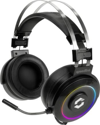 SpeedLink ORIOS RGB 7.1 herný headset s USB káblový cez uši čierna 7.1 Surround