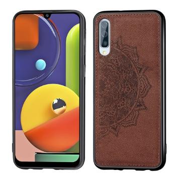 MANDALA Ochranný kryt  Samsung Galaxy A50s hnedý